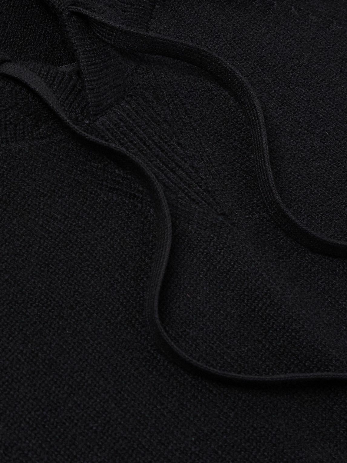 TOM FORD - Logo-Embroidered Cashmere Hoodie - Black