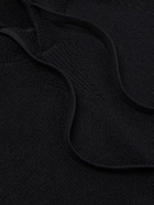 TOM FORD - Logo-Embroidered Cashmere Hoodie - Black