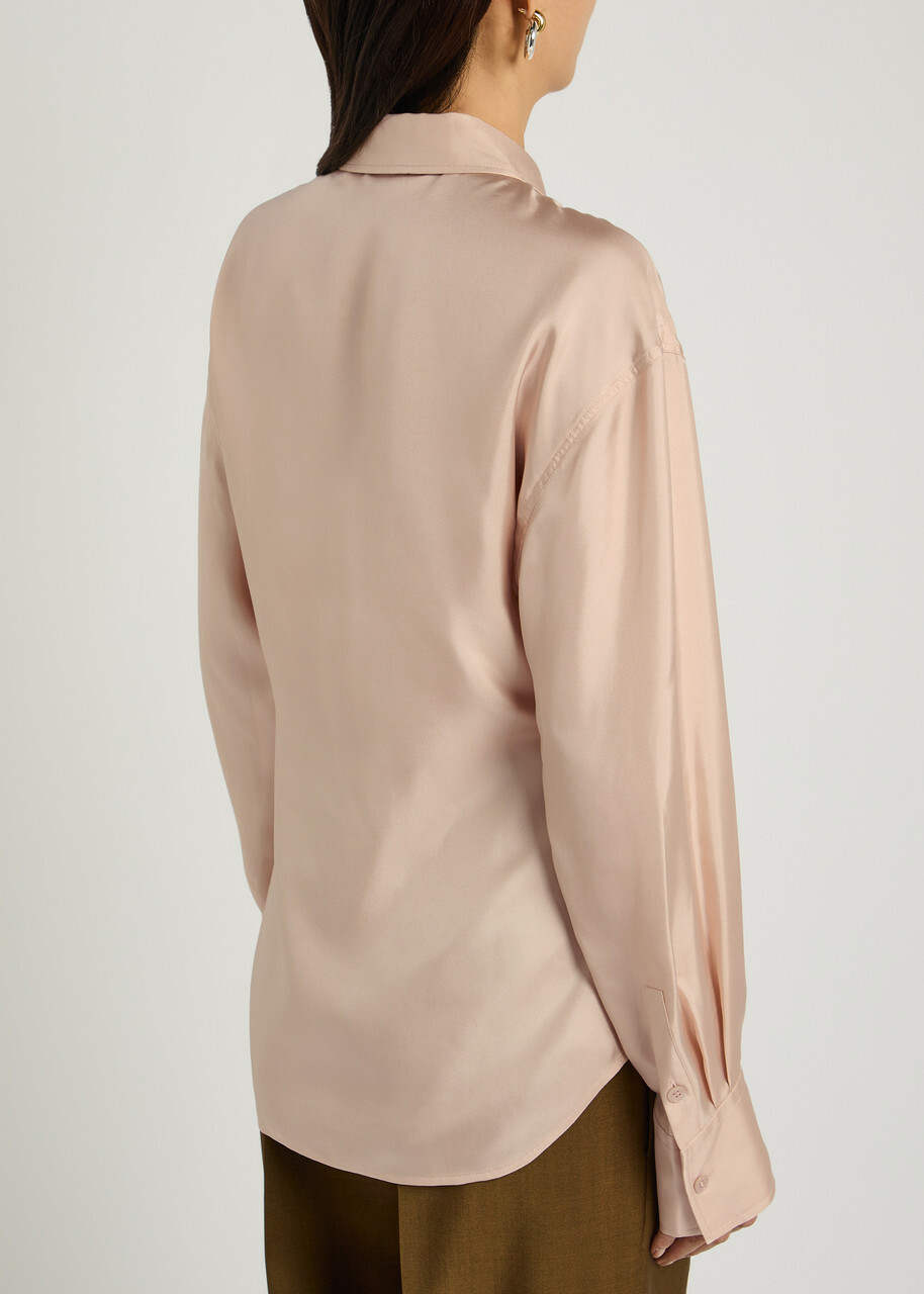 Rohe Silk Shirt Rose