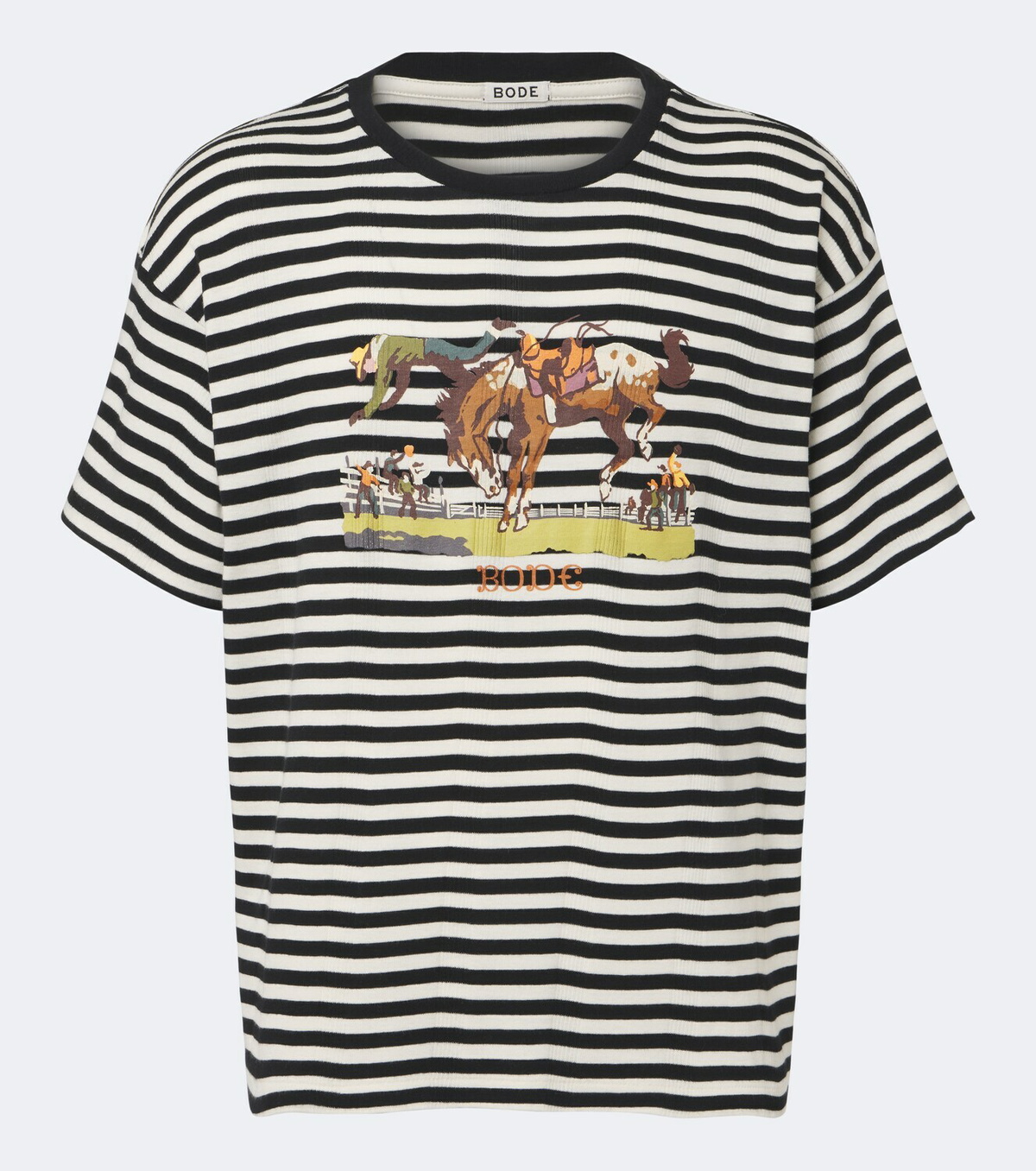 Bode Rodeo striped cotton jersey T-shirt