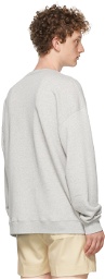 Schnayderman's SSENSE Exclusive Grey Paul Mpagi Sepuya Edition Boxy Meadow Portrait Sweatshirt
