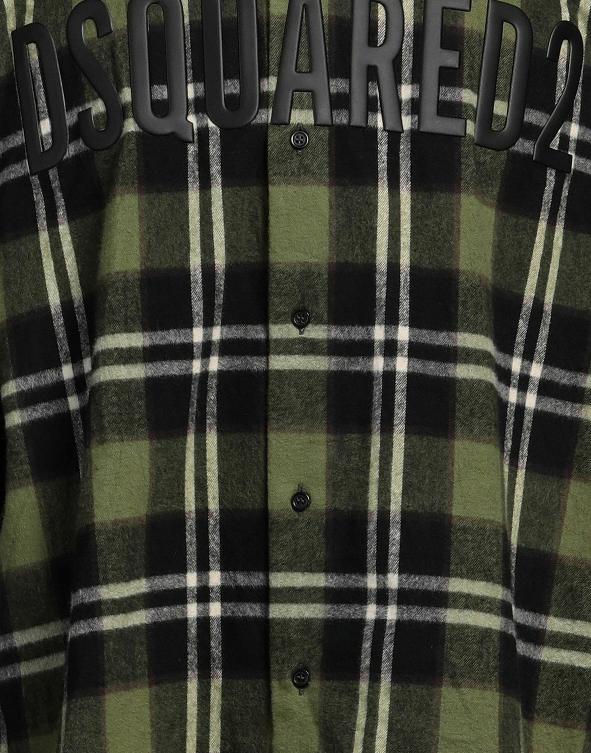 Dsquared2 Mens Shirt Military in Green