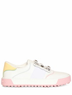 ROGER VIVIER - Very Vivier Leather Low Top Sneakers