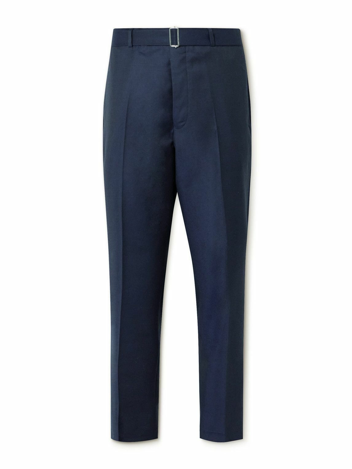 Officine Générale - Hoche Tapered Wool Suit Trousers - Blue Officine ...