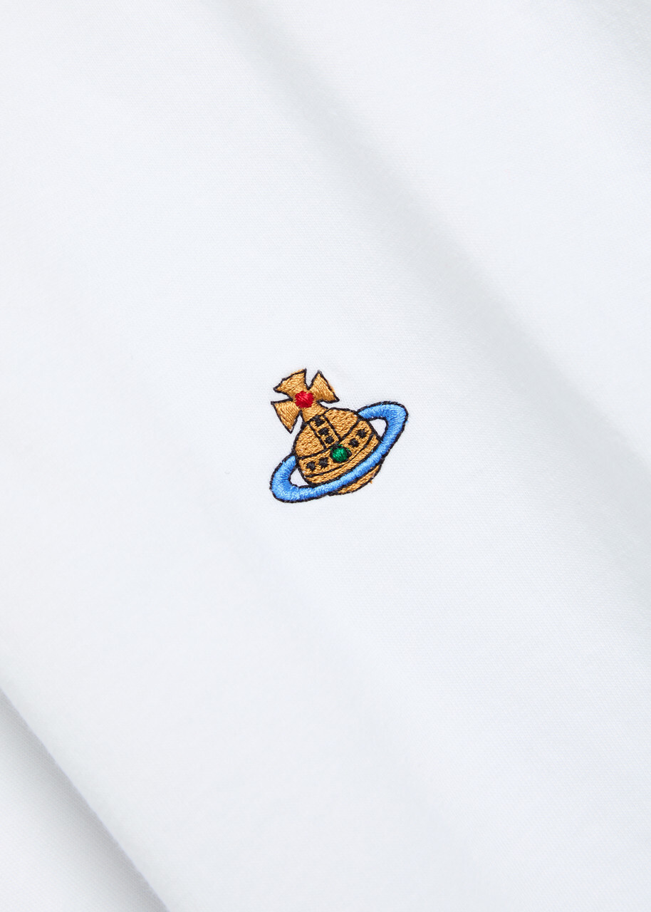 Vivienne Westwood Classic Logo Stretch-cotton T-shirt White