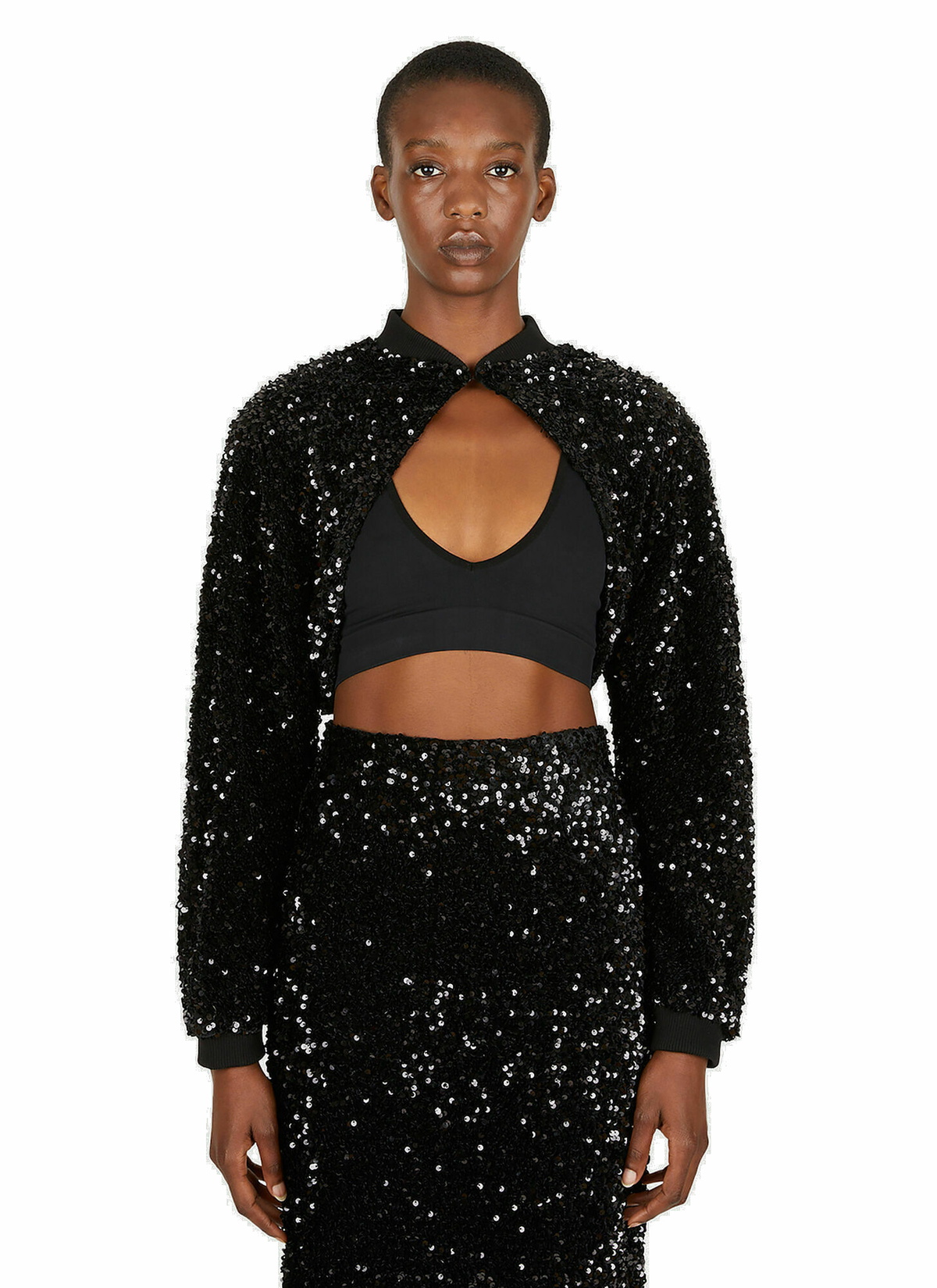 Spangle Bolero Jacket in Black TheOpen Product