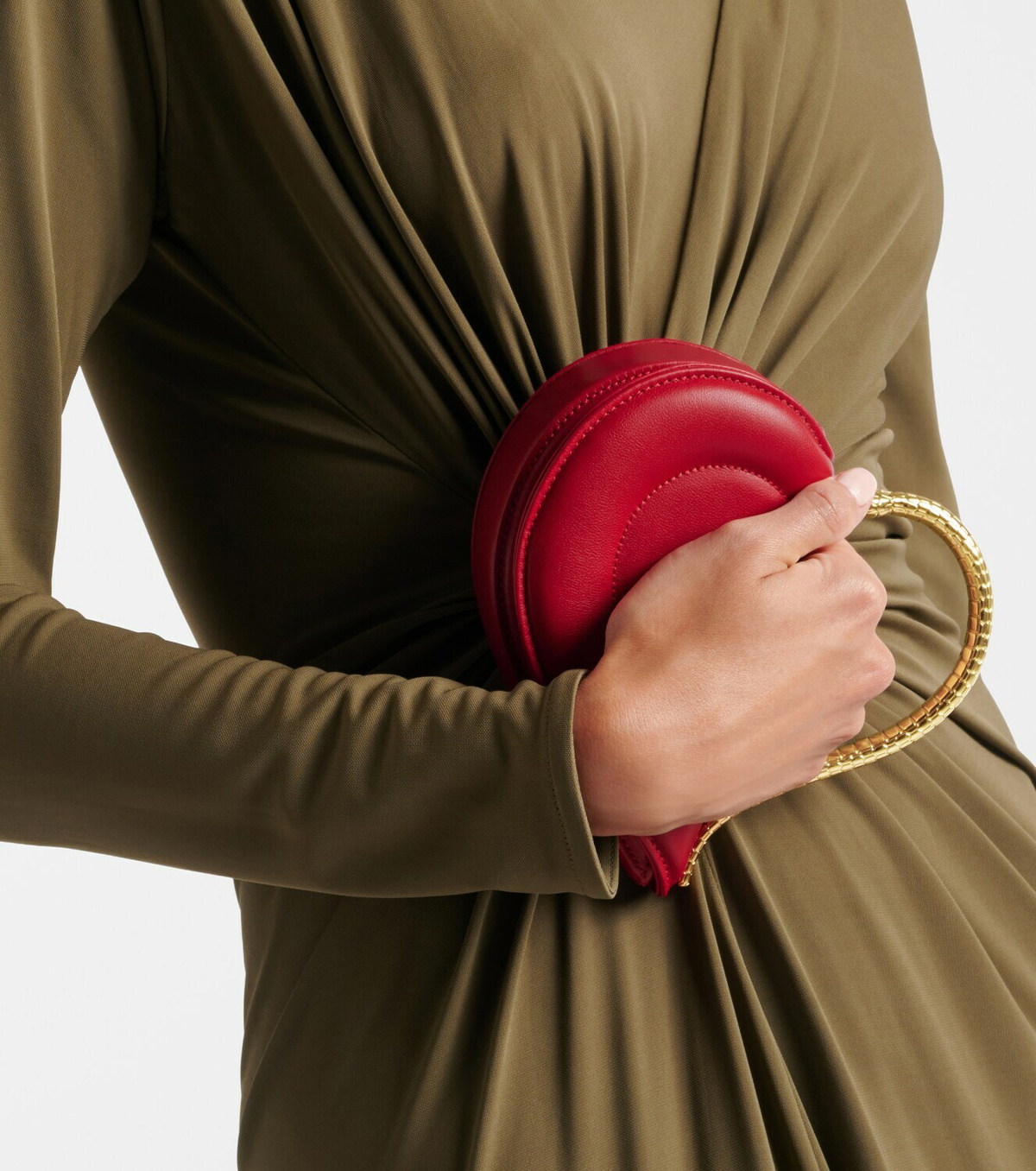 Bvlgari Serpenti Cuoricino Mini leather top-handle bag