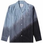 Noma t.d. Men's Hand Dyed Flannel Shirt in Grey