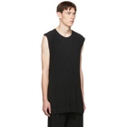 Homme Plisse Issey Miyake Black Pleated Tank Top