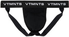 VTMNTS Black Woven Jockstrap