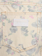 GANNI Angi Printed Cotton Denim Jeans