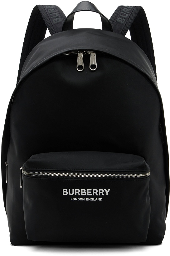 Photo: Burberry Black Print Backpack