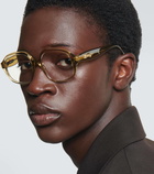 Loewe Curvy square glasses