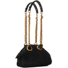 Vivienne Westwood Black Archive Orb Chain Hand Bag