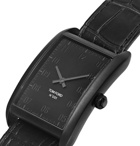 TOM FORD - Stainless Steel and Alligator Watch - Men - Black