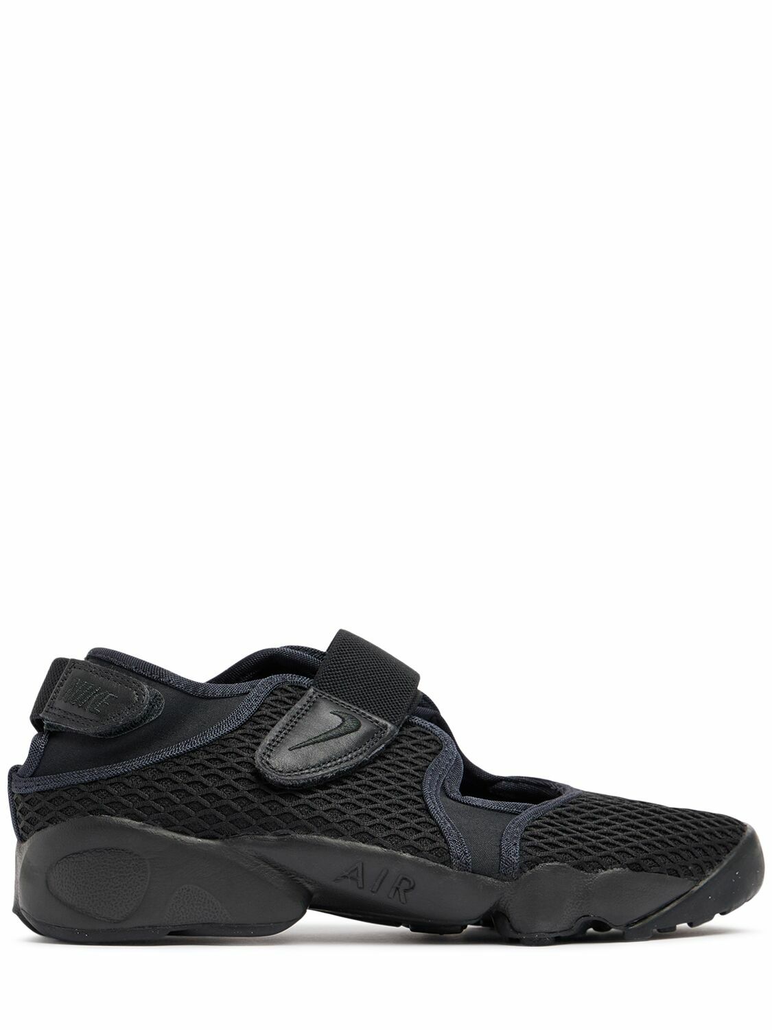 Nike　air rift Nike Air Rift Leather Metallic Silver Womens Sneakers Mary