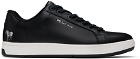 PS by Paul Smith Black Leather Albany Sneakers