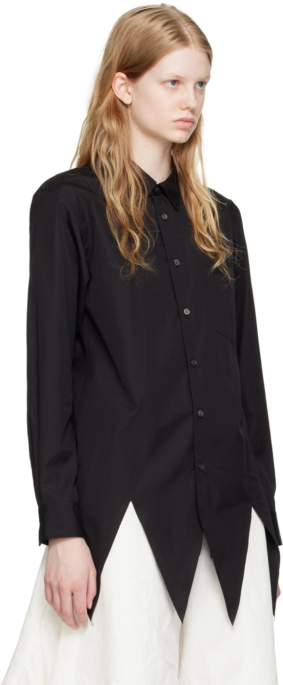 Comme des Garçons Homme Plus Black Vented Shirt