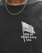 One Of These Days American Flag Cowboy Black - Mens - Longsleeves