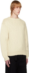 LEMAIRE Off-White Chunky Sweater