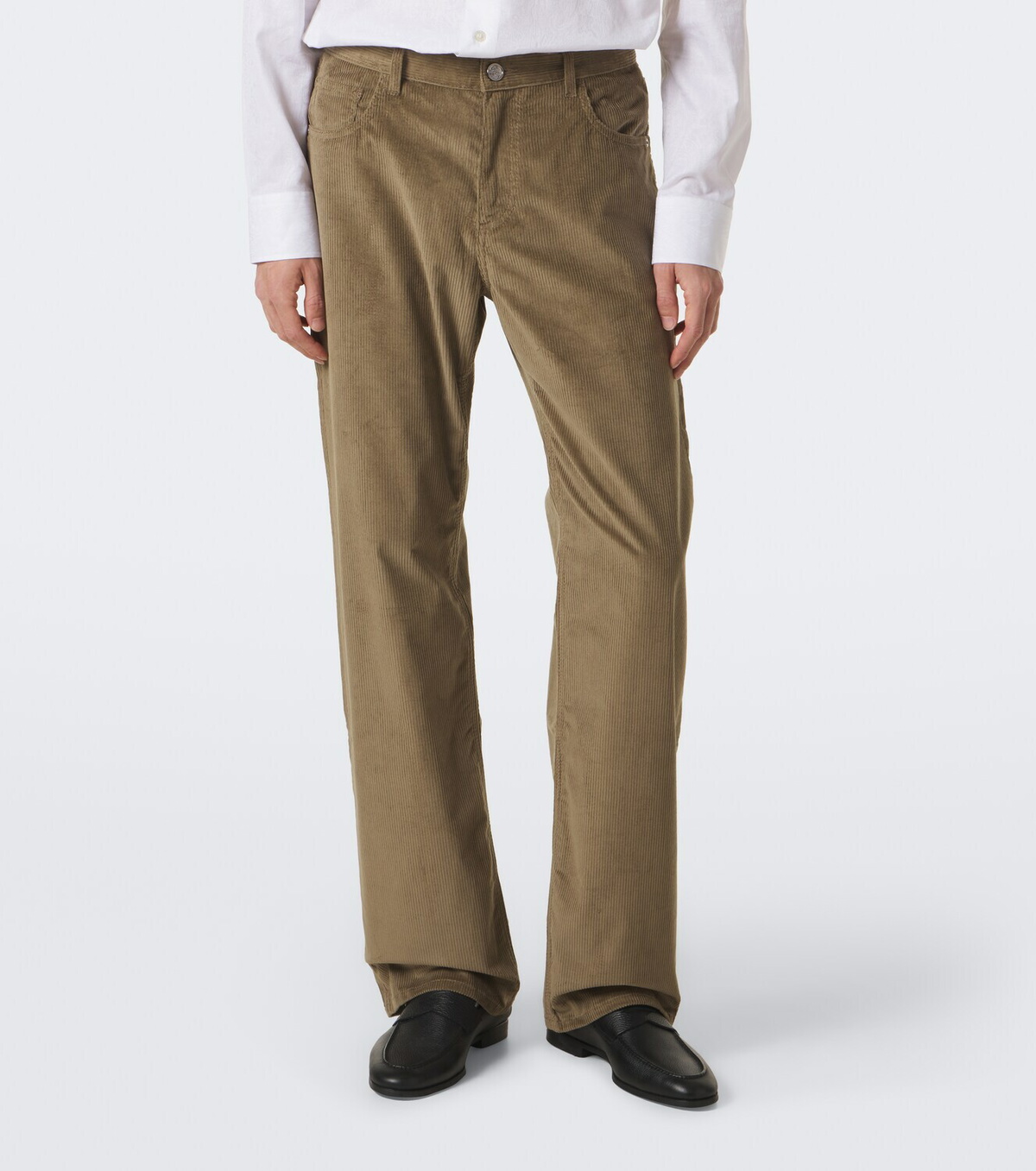 Etro Cotton corduroy straight pants