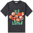 JW Anderson Men's Bad Apple Oversized T-Shirt in Charcoal