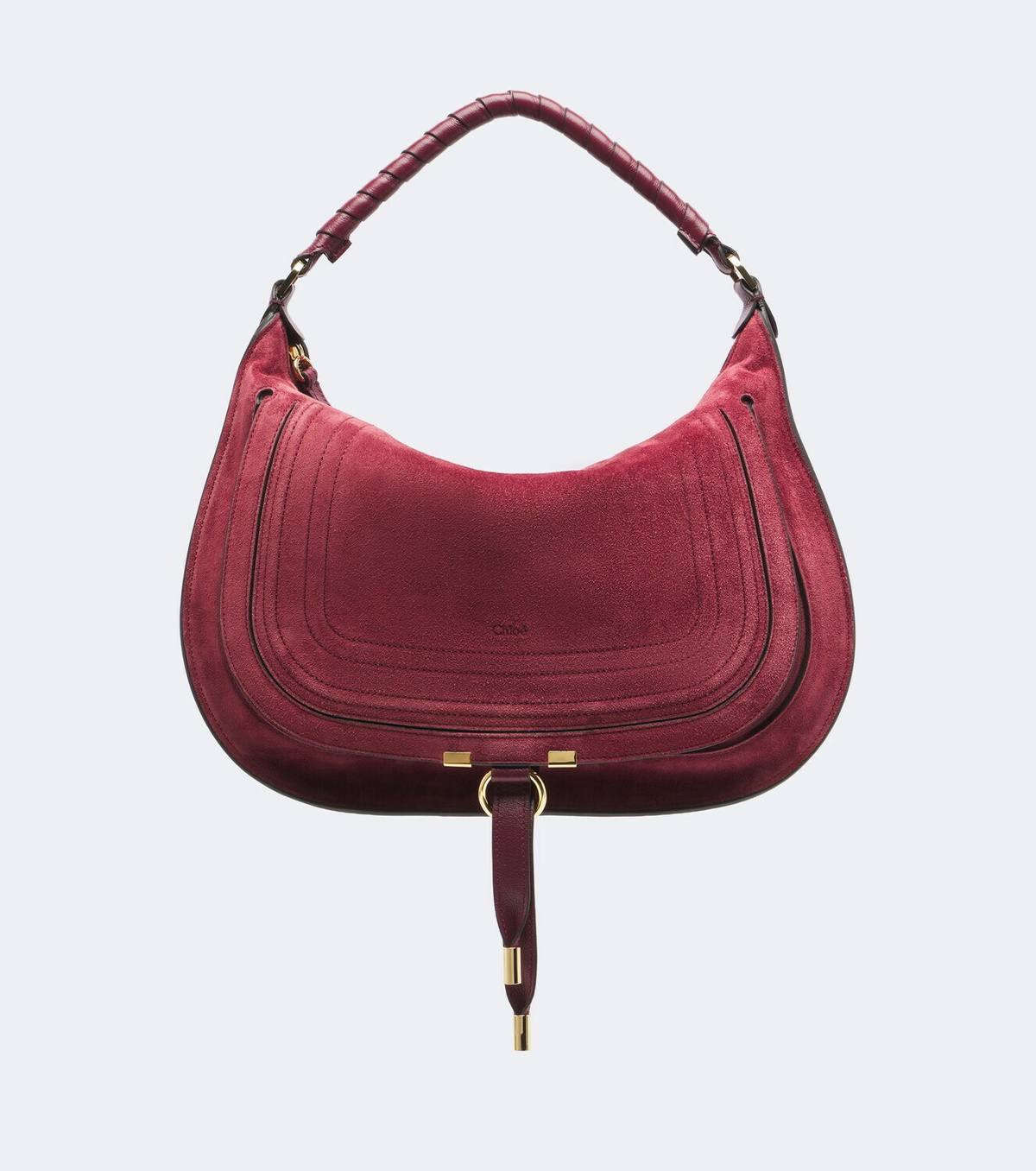 Chloé Marcie Large suede shoulder bag