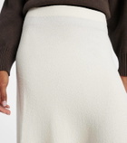 Bottega Veneta Knitted cotton-blend maxi skirt