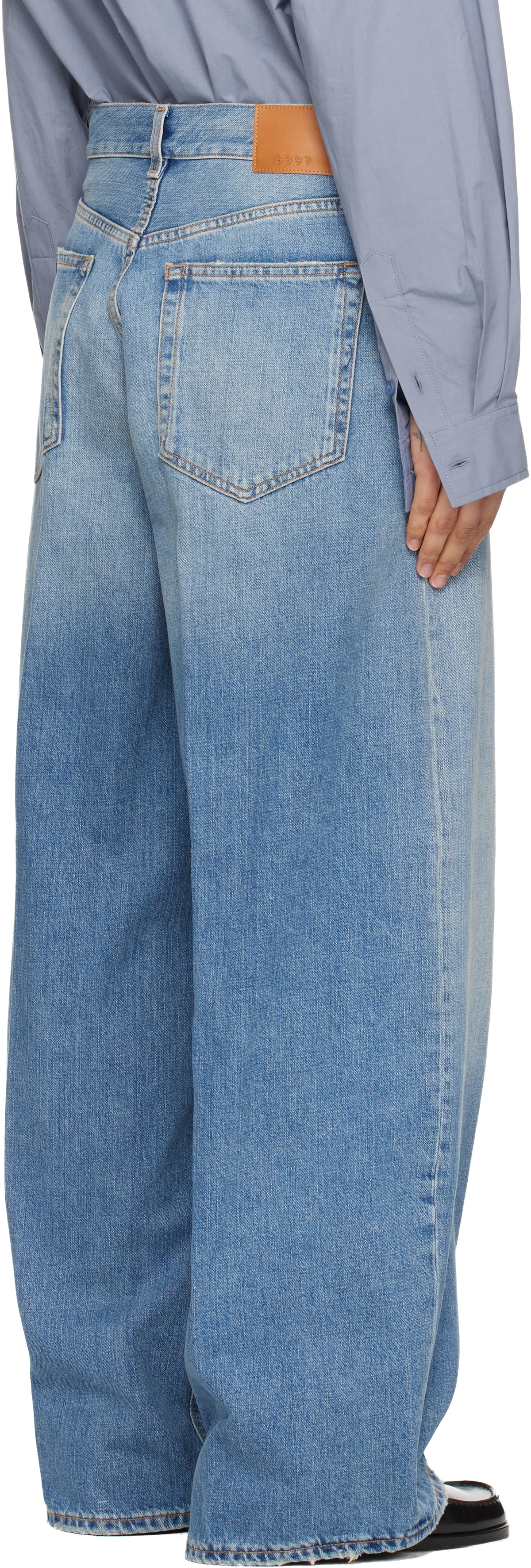 6397 Blue Roomy Jeans