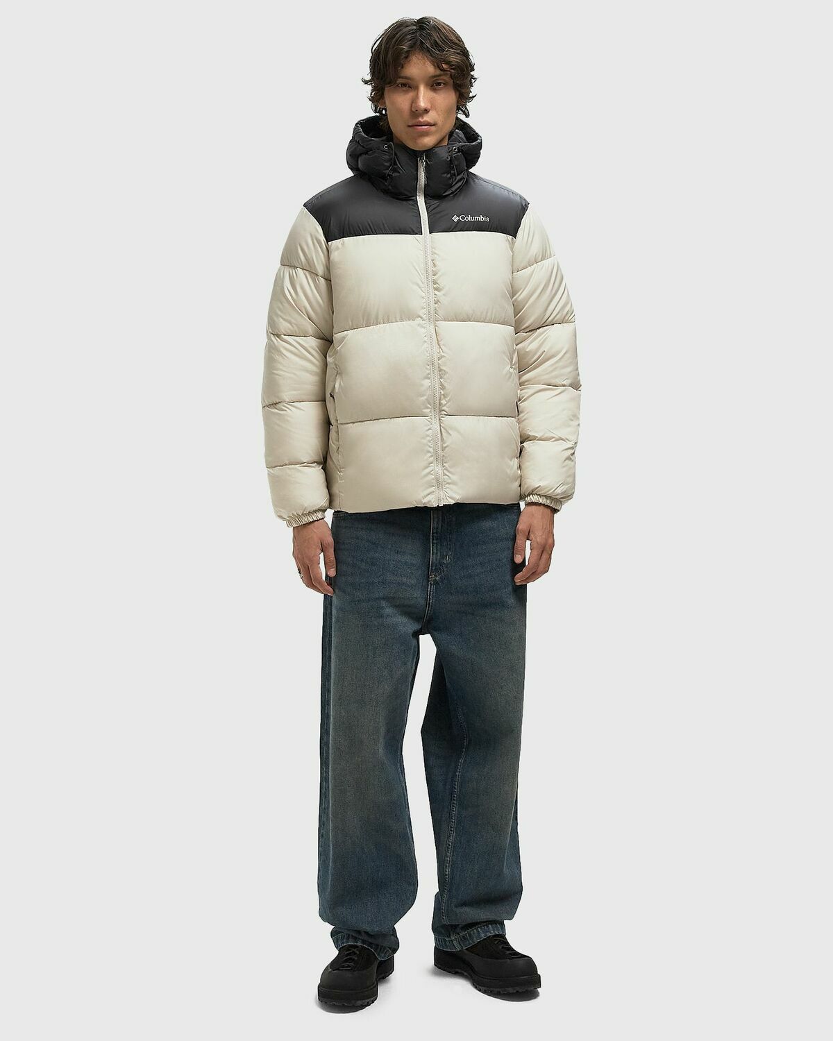 Columbia Puffect™ II Hooded Jacket Brown Mens Down & Puffer Jacket