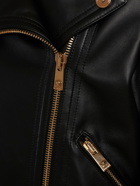 VERSACE - Leather Biker Jacket