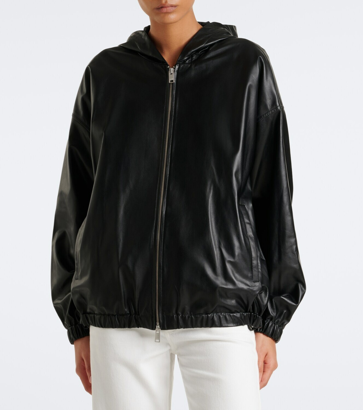 Arma Guisy hooded leather jacket
