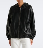 Arma Guisy hooded leather jacket