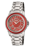 Rebel Williamsburg Red Dial Mens Watch RB107-4054