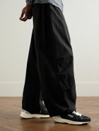 Autry - Hyperway Leather-Trimmed Suede and Mesh Sneakers - Black