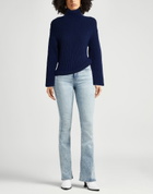 Victoria Beckham Womens Turtleneck in Navy