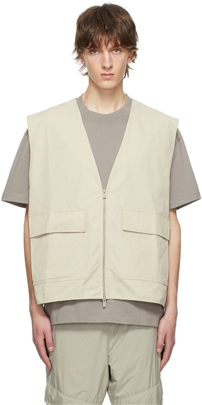 Photo: Essentials Beige Cotton Vest