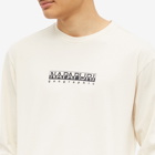 Napapijri Men's Long Sleeve Sox Box T-Shirt in White