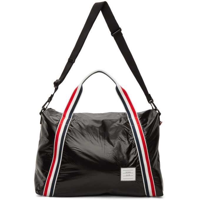 Photo: Thom Browne Black Weekender Duffle Bag