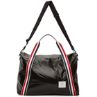 Thom Browne Black Weekender Duffle Bag