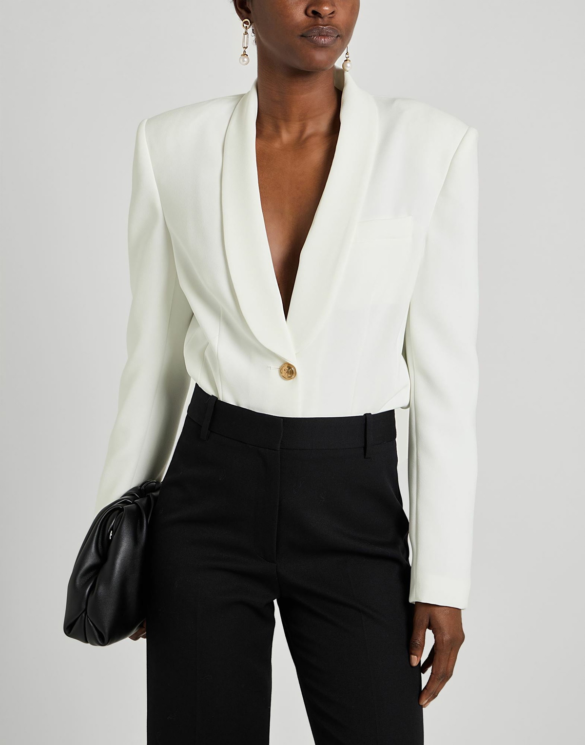 Elisabetta Franchi Womens Bodysuit in White