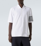 Thom Browne 4-Bar cotton polo shirt