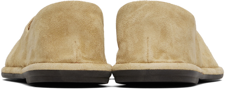 【The Row】Canal Slip ons Beige Beige Canal Slip On Loafers by The Row on Sale