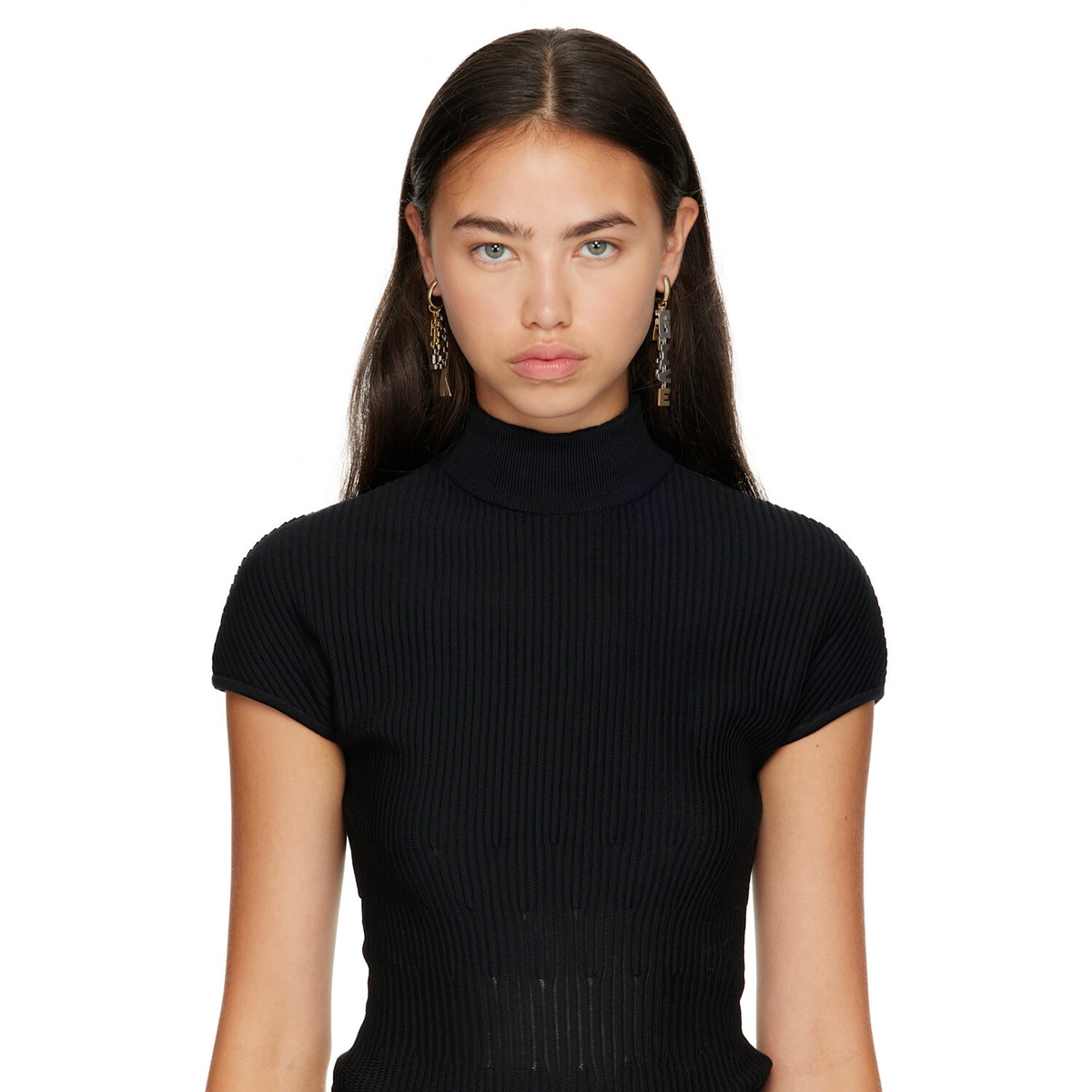 Givenchy 'Givenchy Letters' Asymmetric Earrings