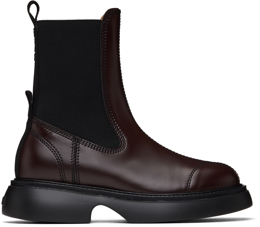 靴 GANNI / EVERYDAY MID CHELSEA BOOTS Black/Black Black Everyday Mid Chelsea Boots | GANNI US
