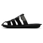 Comme des Garçons Homme Black VIBAe Edition Steer Smooth & Suede Sandals