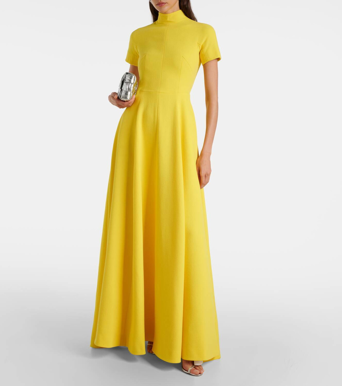 Emilia Wickstead Malinda wool crpe gown Emilia Wickstead