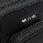 Balenciaga Men's Explorer Cross Body Messenger Bag in Black