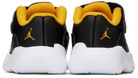 Nike Jordan Baby Black & Yellow Jordan 11 CMFT Sneakers