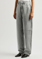 Petar Petrov Get Up Wide-leg Jeans Grey Light